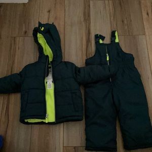 Carters snow pants and jacket